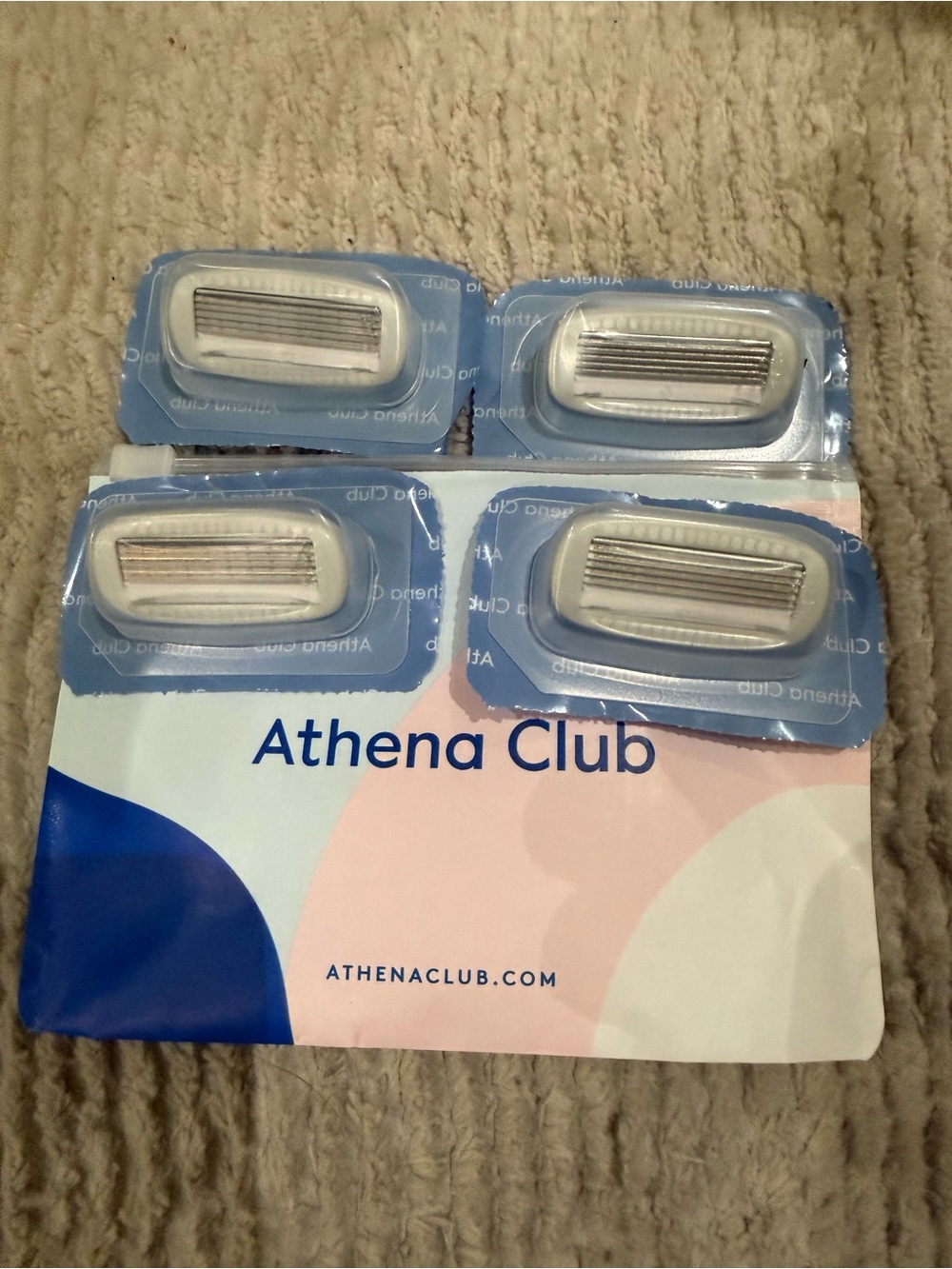 Athena Club Replacement Razor Cartridges (4)